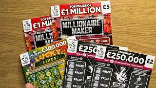 £17 mix of Allwyn Scratch Cards from the National Lottery