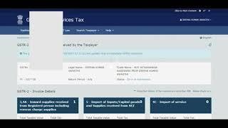 HOW TO FILE GSTR-2 & GSTR-2A RETURN ONLINE......LIVE DEMO