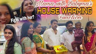 Mama with Babyma's House Warming Function  |Are we have fight with allu loves Priya?| Bharya Vlogs