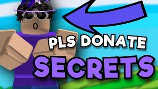 All SECRETS / EASTER EGGS In PLS DONATE [2024]