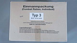 Tasting German  Military EPA 24Hr Ration (Meal Ready to Eat) NEW Version 2025 BBD Taste Test