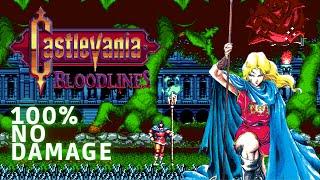 Castlevania Bloodlines (Genesis/Mega Drive) Playthrough/Longplay (Eric Lecarde)