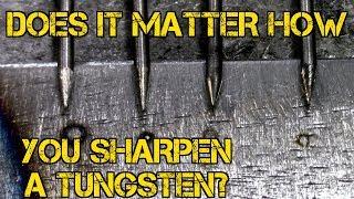 TFS: TIG Simple - Does it Matter How You Sharpen Tungsten?