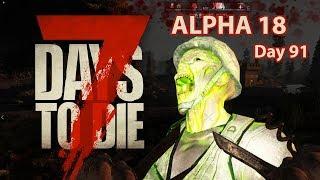 7 Days to Die Alpha 18 Day 91 Horde night