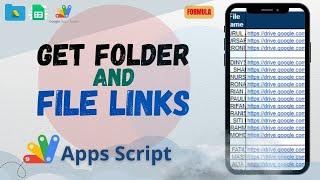 3 Minute Tutorial: How to Generate Bulk File Links in Google Drive using Apps Script.