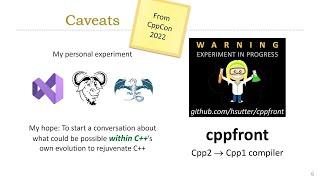 Plenary: Cooperative C++ Evolution - Toward a Typescript for C++ - Herb Sutter - CppCon 2023