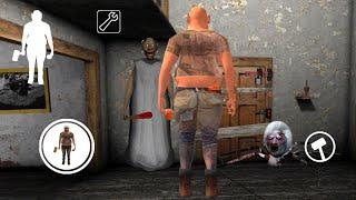 Playing as Bob in Granny Update House | Granny & Spidermom Killed | Door Escape | Full Gameplay