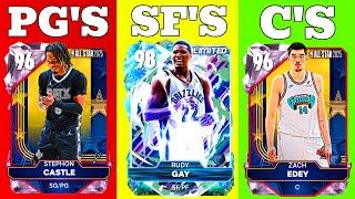 RANKING THE TOP 5 BEST VALUE CARDS AT EACH POSITION IN NBA 2K25 MYTEAM!