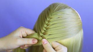 Коса рыбий хвост / Воздушная коса Очень просто / Hair tutorial Курс плетения кос