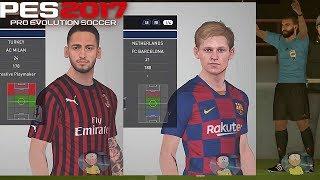 PES 2017 New Menu, Face, Tattoo Pack and Kits 19/20. Fix Etihad with AZ_Stadium Part 2