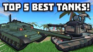 TOP 5 TANKS IN MILITARY TYCOON ROBLOX!