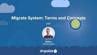 Drupal Migrate System: Terms and Concepts