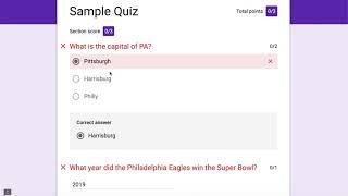 Creating a Quiz in Google Forms