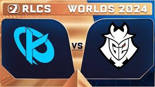 KCORP vs G2 | 1/2 FINALE - Worlds RLCS 2024