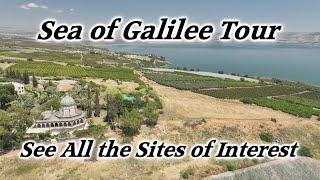Sea of Galilee In-depth Tour! See All the Sites of Interest and Walk in the Footsteps of Jesus.