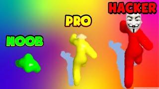 NOOB vs PRO vs HACKER in Jellyman Dash 3D: Run Games