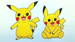 How to draw Pikachu | Pokemon Drawing easy step by step