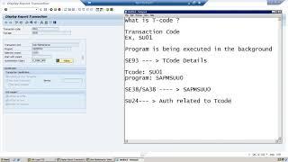 SAP Security FAQ 2: What is T-code in SAP ?