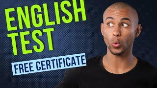 Free English Level Test + Certificate