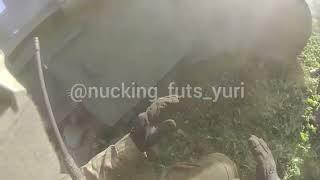 Original video of Ukrainian HMMWV hitting AT mine Gunner POV.