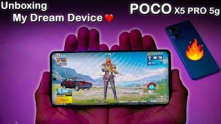 POCO X5 PRO 5G UNBOXING AND BGMI/PUBG TEST | 5 FINGERS HANDCAM | BATTER THANE POCO X3