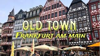 [4K] Old Town Frankfurt am Main | Altstadt | Römerberg | Germany | Walking Tour with Captions