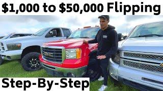 How to Make Money Flipping Trucks [] $1,000 to $50,000 Guide Step-By-Step [] Start Flipping Cars