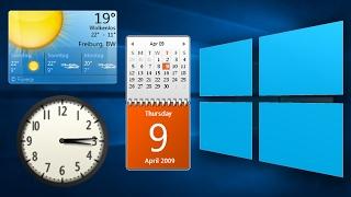 Get Windows 7 Gadgets in Windows 8-10!