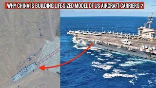 China has built full-scale model of a U.S carrier for target practice !