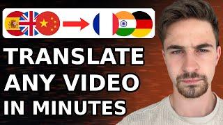 How to Translate Video into Another Language with AI for Free 2024
