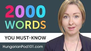 2000 Words Every Hungarian Beginner Must Know