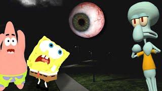 SpongeBob Walks The Park at Dark... |Horror Game| (VRChat)