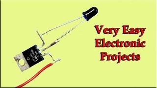 Z44 Mosfet & PhotoDiode Simple Projects | Simple Electronics Projects Using Mosfet | DIY Experiments