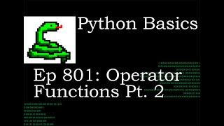 Python Basics Tutorial Operator Concat, Contains, CountOf Functions