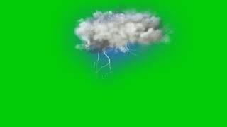 black cloud green screen effect