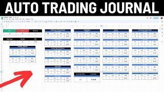 How To Create an Automated Day Trading Journal & Data Collection Spreadsheet