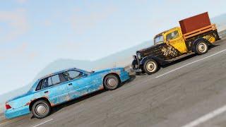 BeamNG Drive - How Much Damage Can Different Cars Do To The New Bruckell Nine