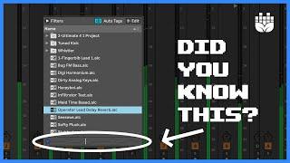 An Ableton Productivity Hack You Might Not Know About (ALC Files)