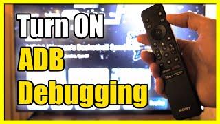 How to TURN ON ADB Debugging on Sony TV Google TV (Easy Method)