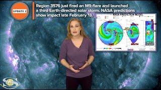 A Big X-Flare, a Near X, & Three Earth-Directed Storms | Space Weather Spotlight 11 February 2024