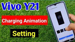 vivo y21 charging animation setting | how to change charging animation vivo y21 2021