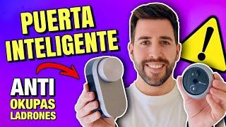 Convierte tu PUERTA en INTELIGENTE ANTI OKUPAS y LADRONES | EZVIZ DL01 Pro y CP4