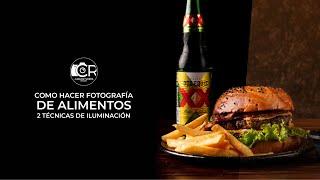 Como hacer fotografía de alimentos en restaurante 