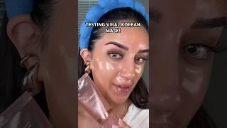 TESTING VIRAL KOREAN GLASS SKIN MASK!