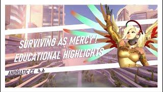 Stalling and Surviving as Mercy! | Overwatch - Educational Highlights Montage