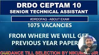 DRDO STA-B CEPTAM 10 PREVIOUS YEAR PAPERS (2022)