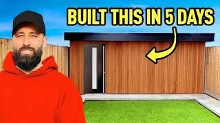 HOW WE BUILT A GARDEN ROOM IN 5 DAYS (DURING STORM DARRAGH)