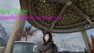 skyrim Combo Animation Framework my settings tutorial