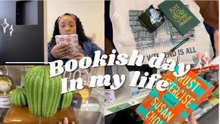 Book Shopping I Home Goods & Dollar tree I more Bookish birthday gifts I TBR cart + Reading at work