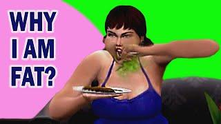 WHY I AM FAT? The Sims 4 #SHORTS